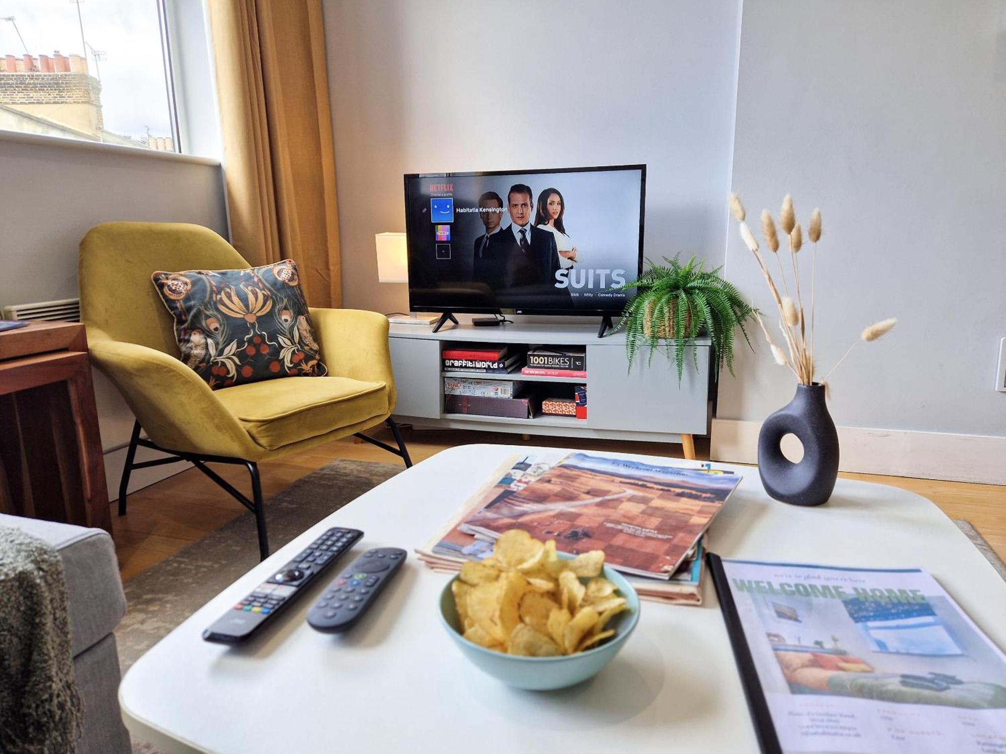 1-Bed Apartment, Close To Kensington Olympia With Free Wi-Fi & Netflix Londres Exterior foto