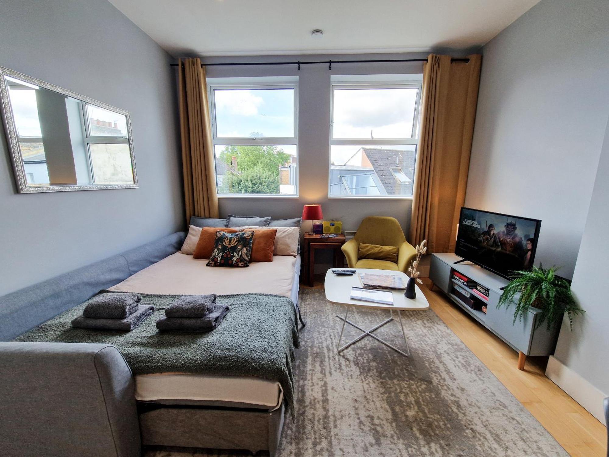 1-Bed Apartment, Close To Kensington Olympia With Free Wi-Fi & Netflix Londres Exterior foto